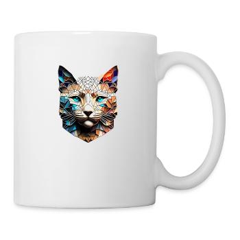Chaton domestique Chaton Chat Propriétaire de chat de compagnie - Mug blanc - blanc - Droite