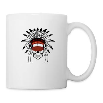 Das Schamanen-Skelett - Tasse - Weiß - Rechts