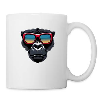 Gorille - Mug blanc - blanc - Droite
