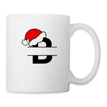 Alphabet Christmas letter B to personalise - Mug - white - Right