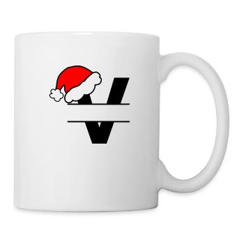 Christmas Alphabet Letter V to Personalise - Mug - white - Right