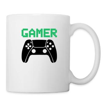 gamer controller - Tasse - Weiß - Rechts