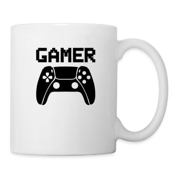 gamer controller - Tasse - Weiß - Rechts