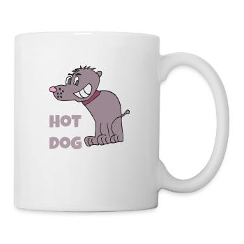 hot-dog - Mug blanc - blanc - Droite