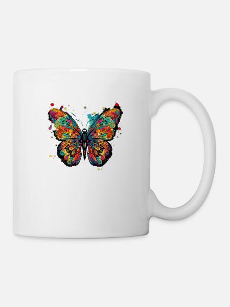 Just your thing - the orange butterfly - Mug - white