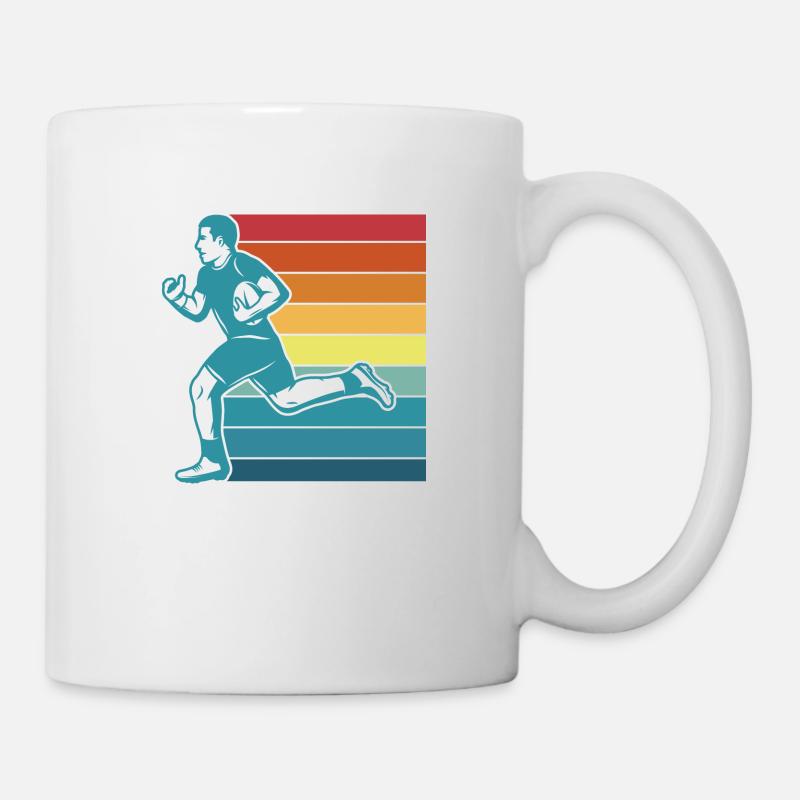 Rugby Player - Mug - white