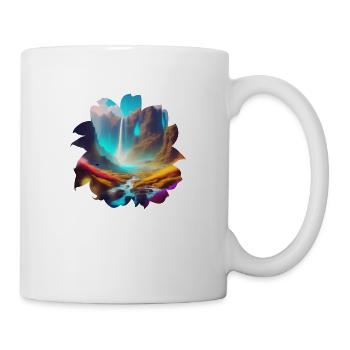 Fleur - Mug blanc - blanc - Droite