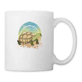 Tortue - Mug blanc - blanc - Droite