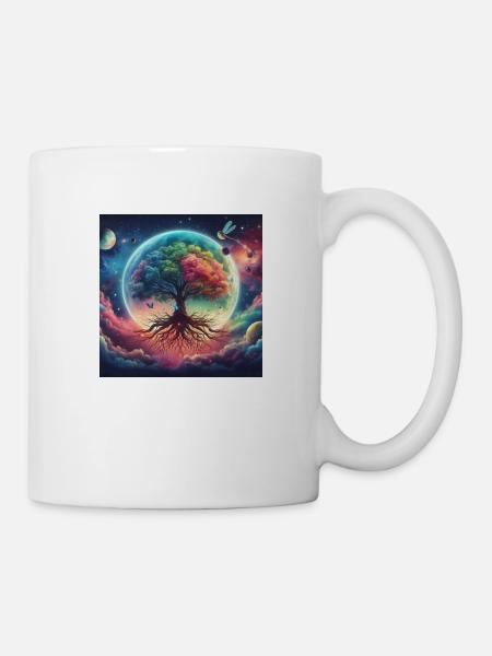Lebensbaum 01 - Tasse - Weiß
