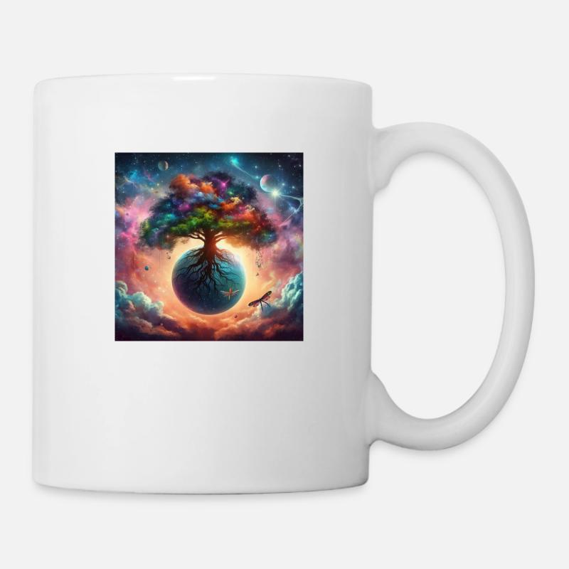 Lebensbaum 02 - Tasse - Weiß
