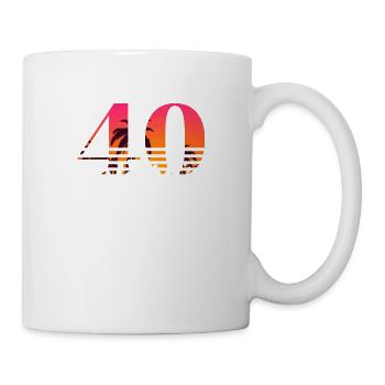 Vintage 1940-40th anniversary - Mug - white - Right