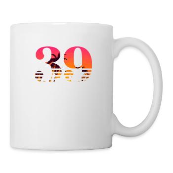 Vintage 1939-39e anniversaire - Mug blanc - blanc - Droite