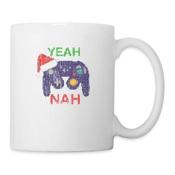 Ja nein Ugly Christmas Gaming - Tasse - Weiß - Rechts
