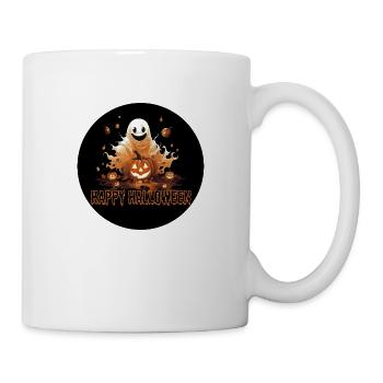 Happy Halloween Ghost Desgin - Mug - white - Right