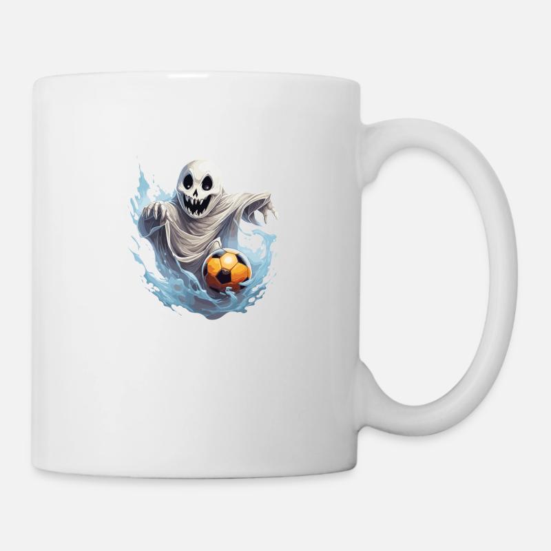 Torjäger-Geist: Das Spectral Striker T-Shirt! - Tasse - Weiß