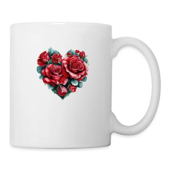 Wedding Mother's Day Engagement Love Valentine's Day - Mug - white - Right