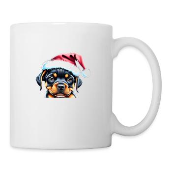 Rottweiler Hund Hundewelpe Weihnachten Hunde - Tasse - Weiß - Rechts