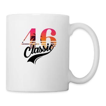 Jahrgang 1946-46-jähriges Jubiläum - Tasse - Weiß - Rechts