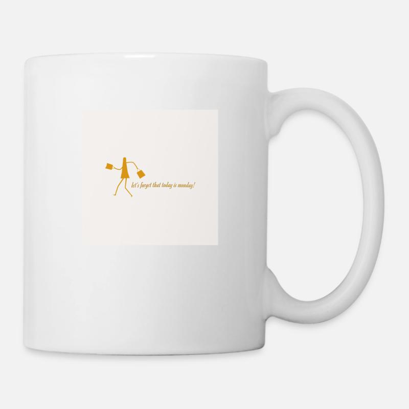 PosMondayMood - Tasse - Weiß