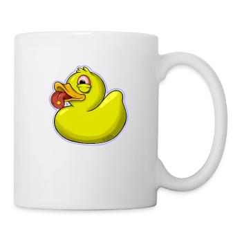 Quietscheente - Tasse - Weiß - Rechts