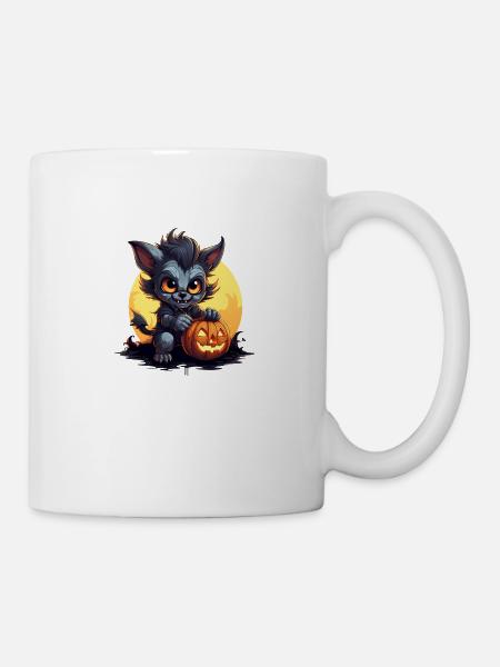 Cartoon Baby Werwolf - Tasse - Weiß