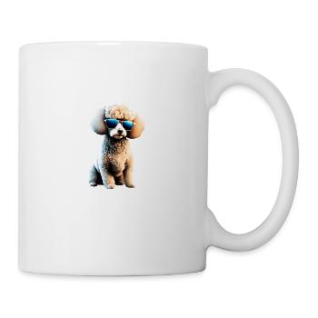 Pudel Hundehalter Hundeliebe Pudelwelpe Hundewelpe - Tasse - Weiß - Rechts