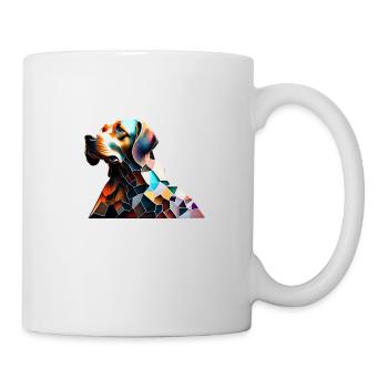 Labrador, propriétaire du chiot Labrador Retriever - Mug blanc - blanc - Droite