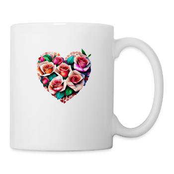 Wedding Mother's Day Engagement Love Valentine's Day - Mug - white - Right