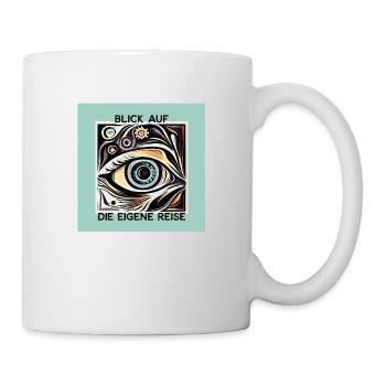 Blick auf die eigene Reise -mint - Tasse - Weiß - Rechts