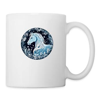 Cheval - Mug blanc - blanc - Droite