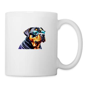 Rottweiler Dog Puppy Rottweiler Puppy Dogs - Mug - white - Right
