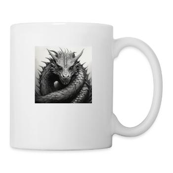 Protecteur de dragon - Mug blanc - blanc - Droite