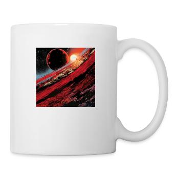 Space Mecha Heaven - Mug blanc - blanc - Droite