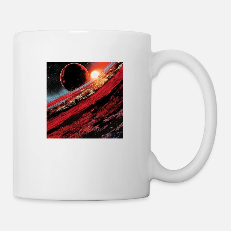 Space Mecha Heaven - Mug - white