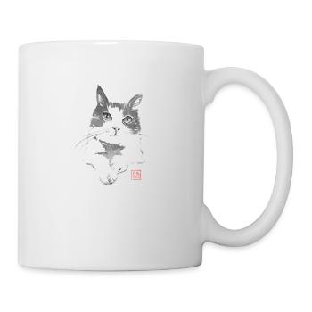 chat - Mug blanc - blanc - Droite