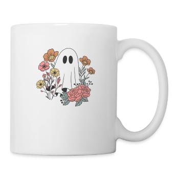 ghost flower - Tasse - Weiß - Rechts