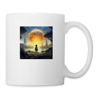 Unser Multiverse ist Unendlich - Tasse - Weiß - Rechts