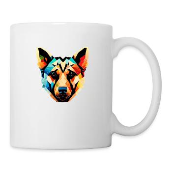 Chien Chiot Berger Allemand Propriétaire de Chien - Mug blanc - blanc - Droite