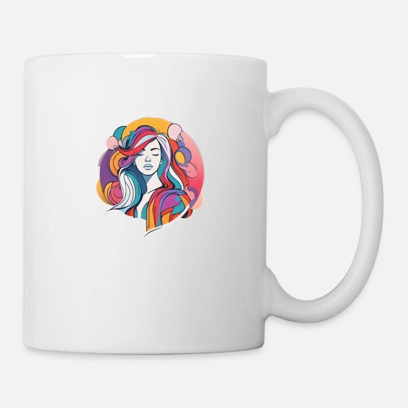 Frau - Tasse - Weiß