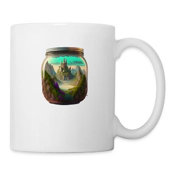A castle in a glass - Mug - white - Right
