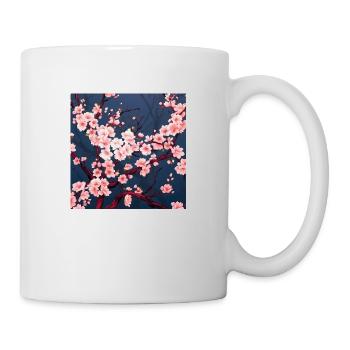 Les fleurs de cerisier vont toujours - Mug blanc - blanc - Droite