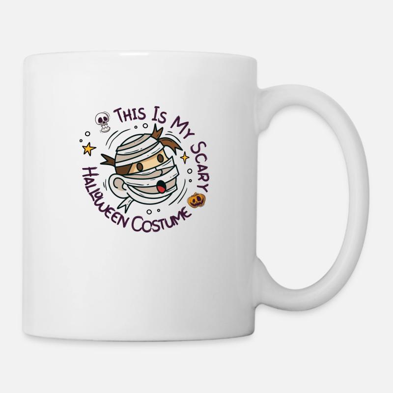 This Is My Scary Halloween Costume - Mug blanc - blanc