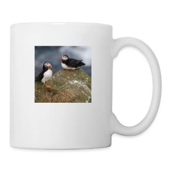 Papageientaucher - Tasse - Weiß - Rechts
