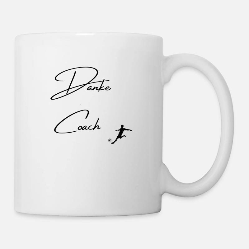 Danke Coach - Tasse - Weiß
