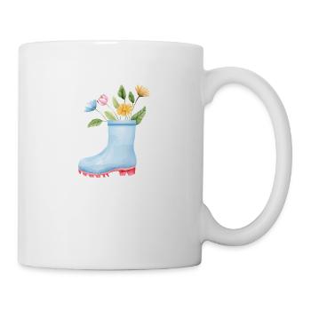 Cadeau de fleurs, Jardinier, Fleurs, Jardin, Jardinier amateur - Mug blanc - blanc - Droite