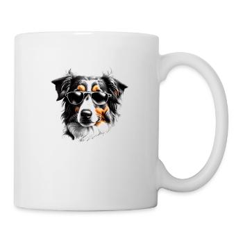Puppy Australian Shepherd Dog Owner - Mug - white - Right