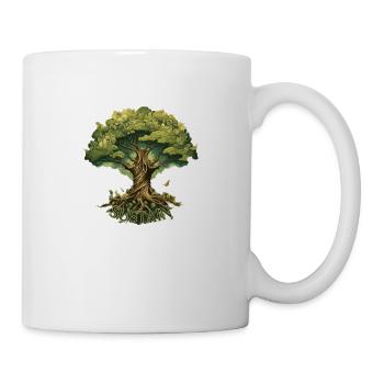The Tree of Sustainability "SUSTAIN" - Mug - white - Right