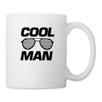 cool man - Tasse - Weiß - Rechts