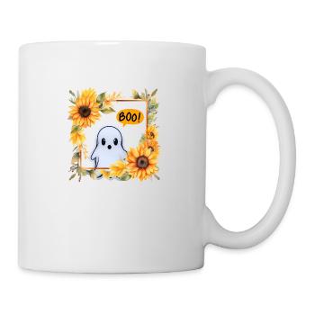Chemise personnalisée d’Halloween, sweats à capuche, tasses, casquettes, sacs - Mug blanc - blanc - Droite