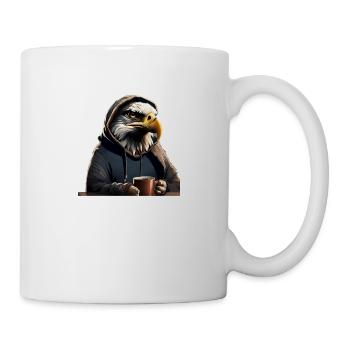 Ganz dünnes Eis Morgenmuffel - Tasse - Weiß - Rechts